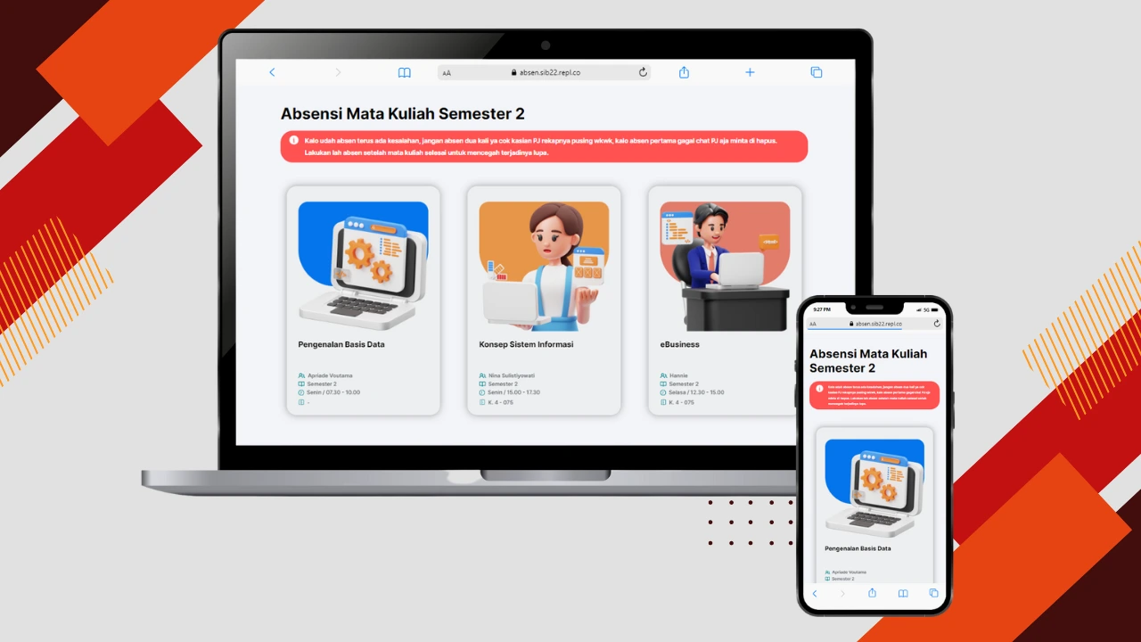 Portal Web Absensi Mata Kuliah